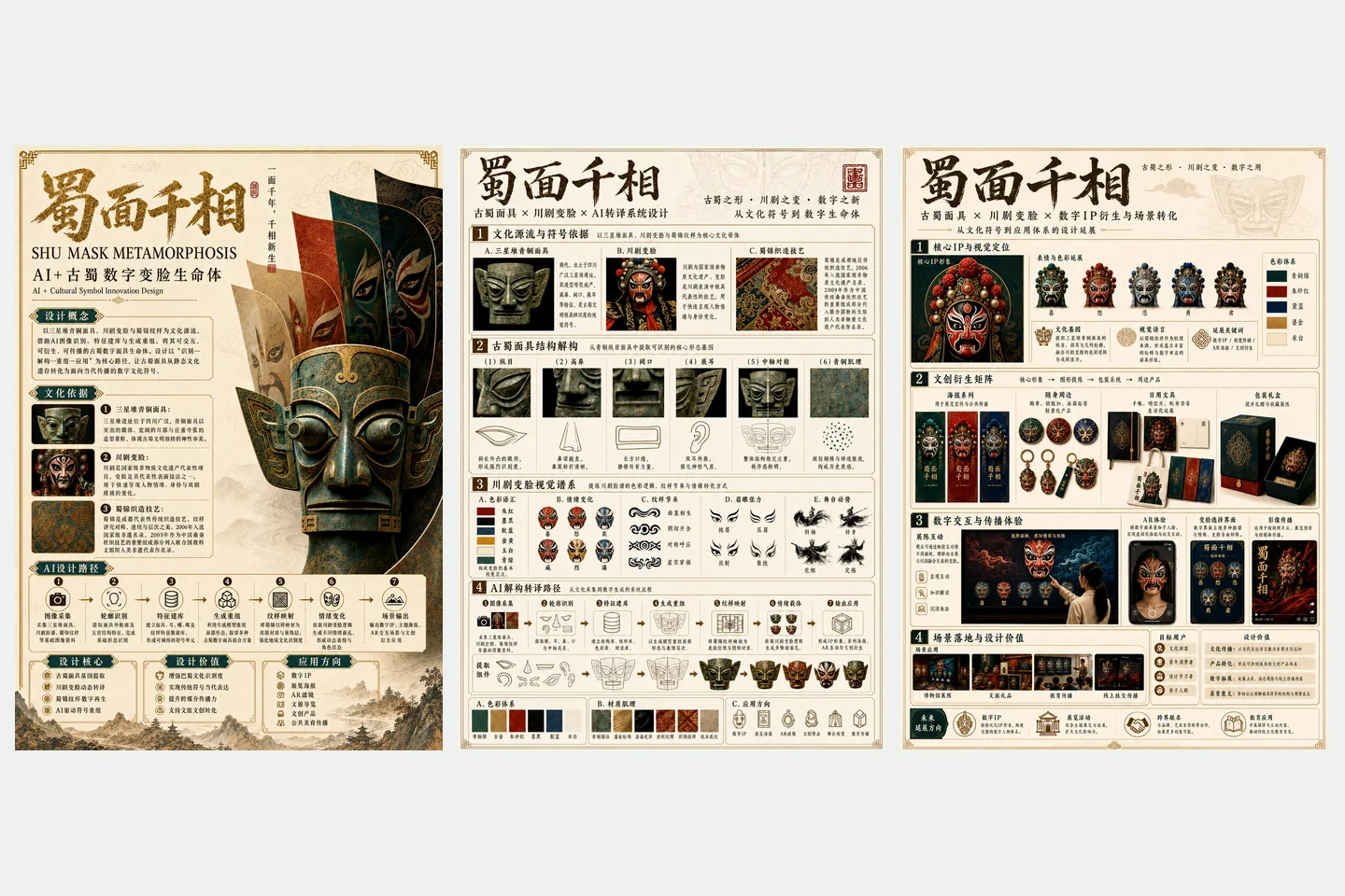 蜀面千相作品预览